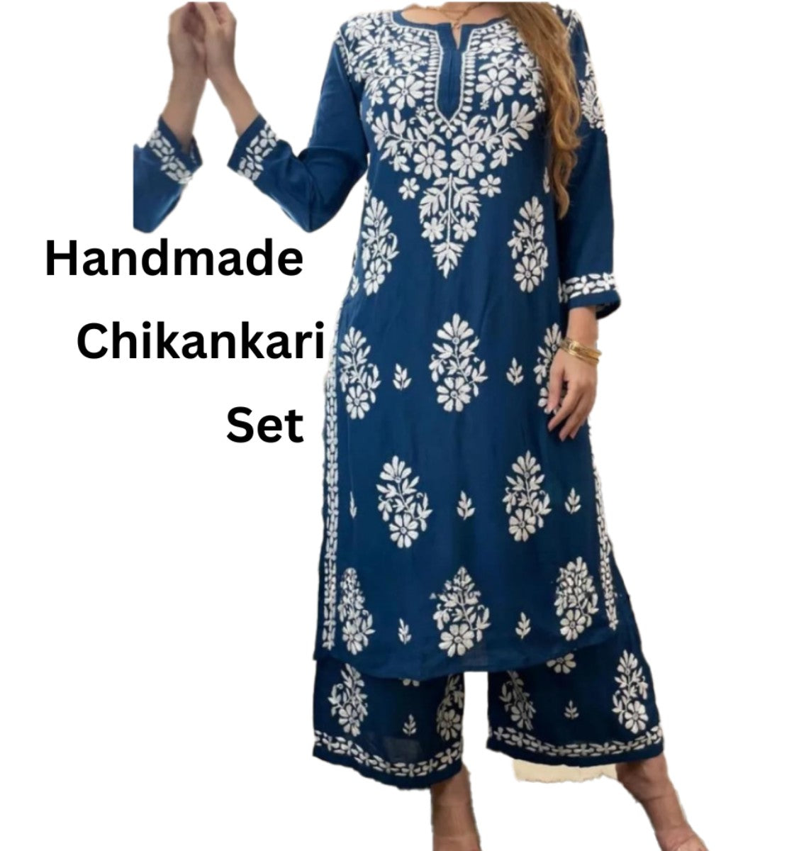 Handmade Chikankari set