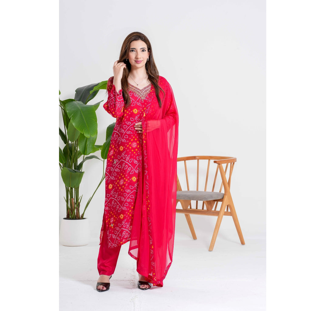 Zaria Dk.Pink 3pc Set