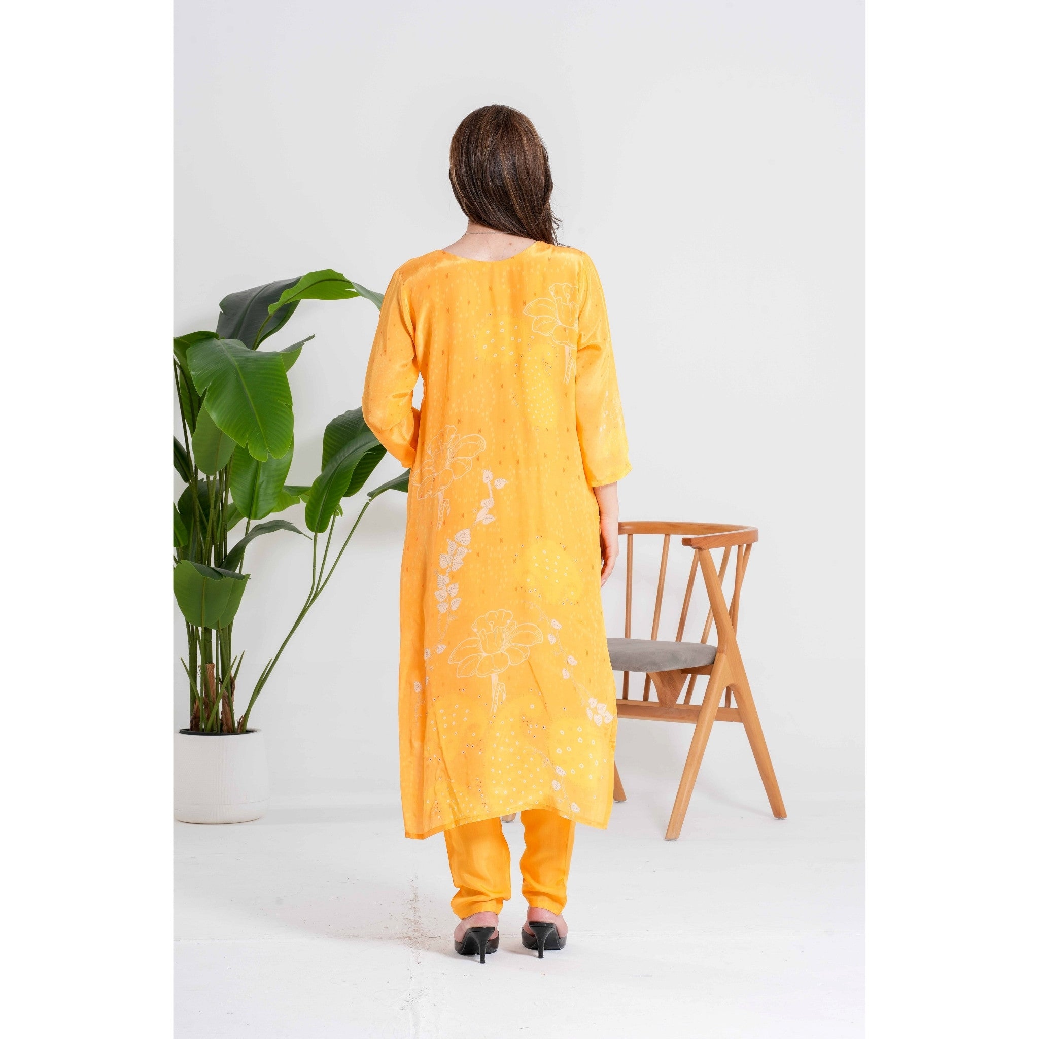 Best Seller - Aftaab Mango Yellow 3pc Set