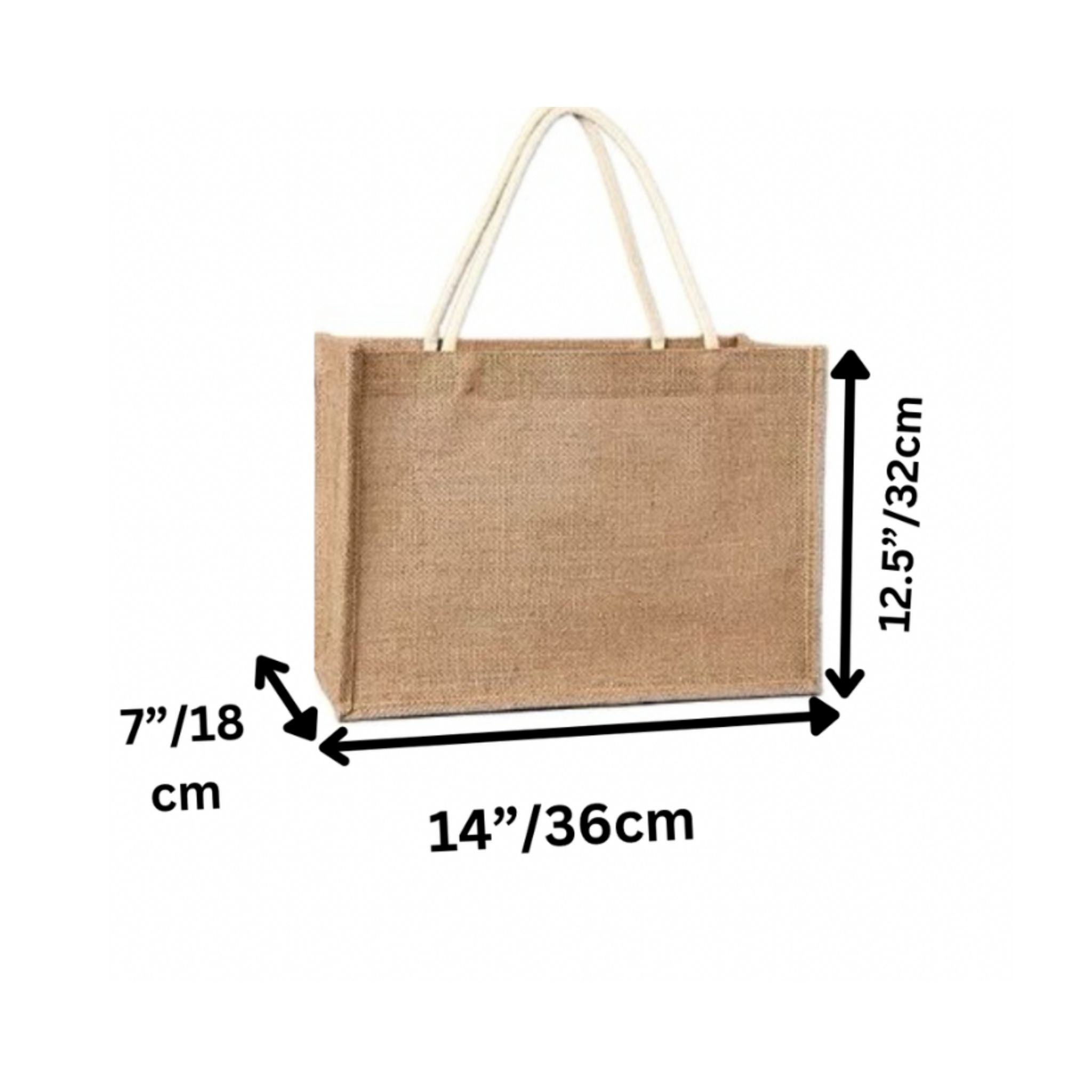 ButtonHeart Jute Tote