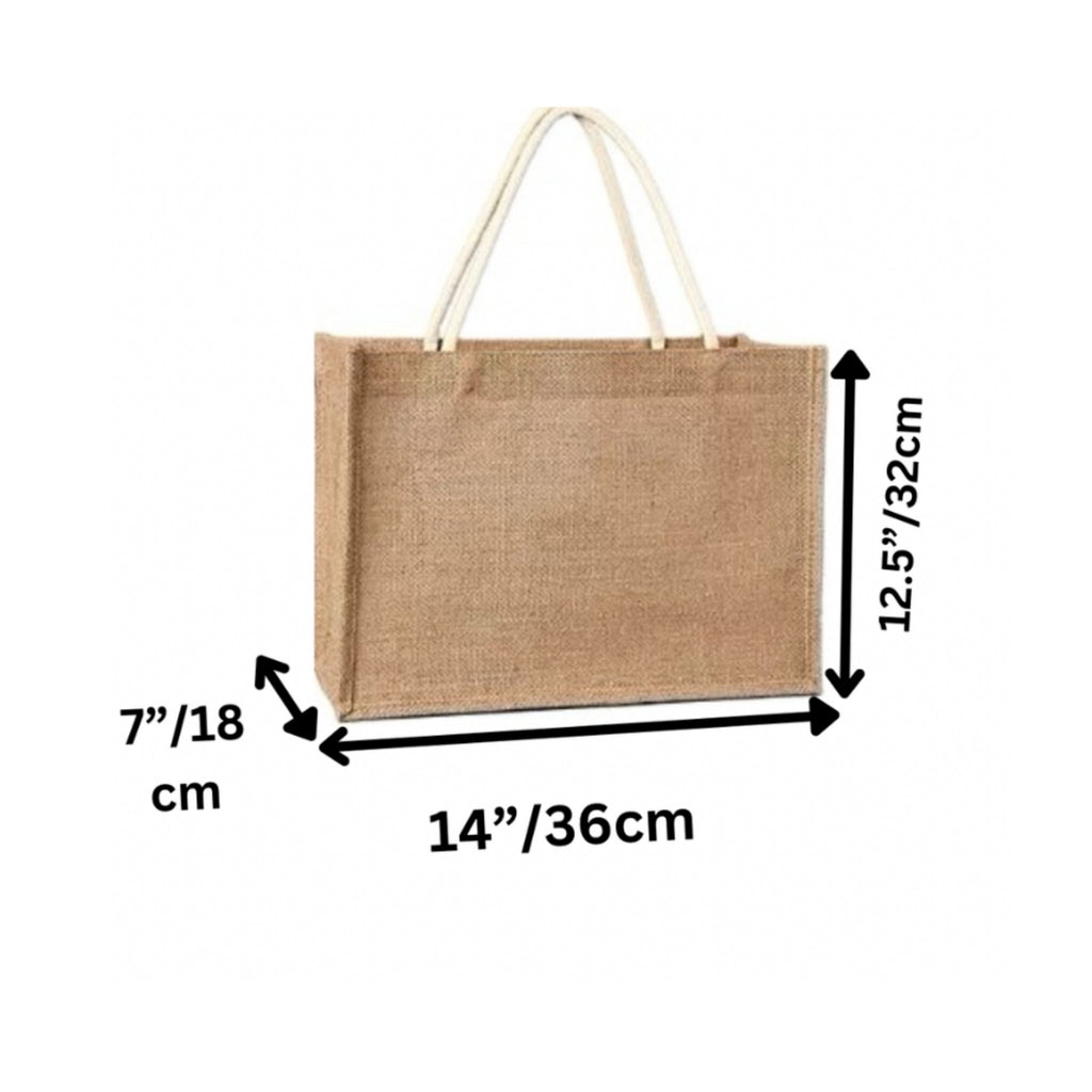 ButtonHeart Jute Tote