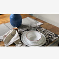 Printed  check table Decor set