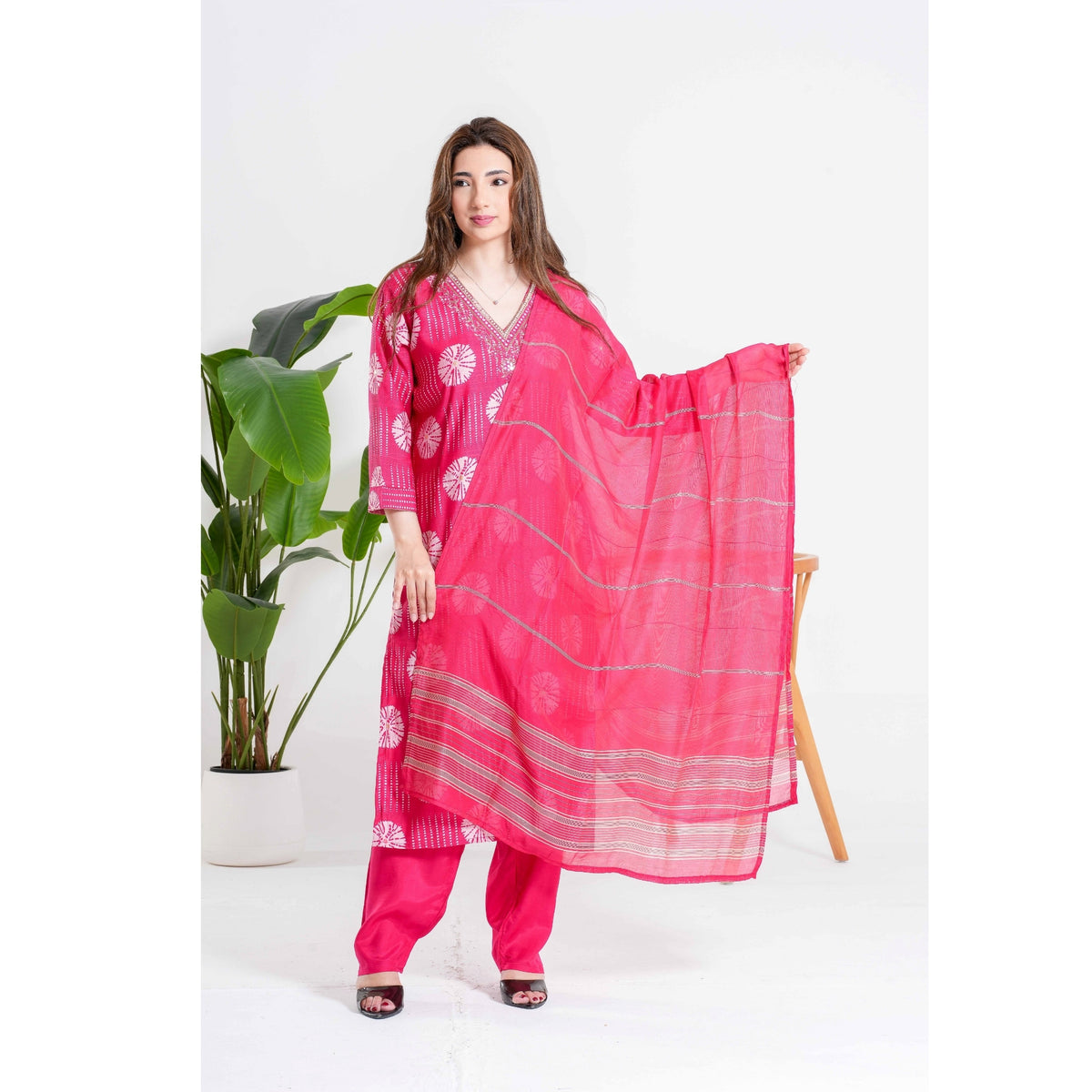 Fuschia Flame 3pc Set