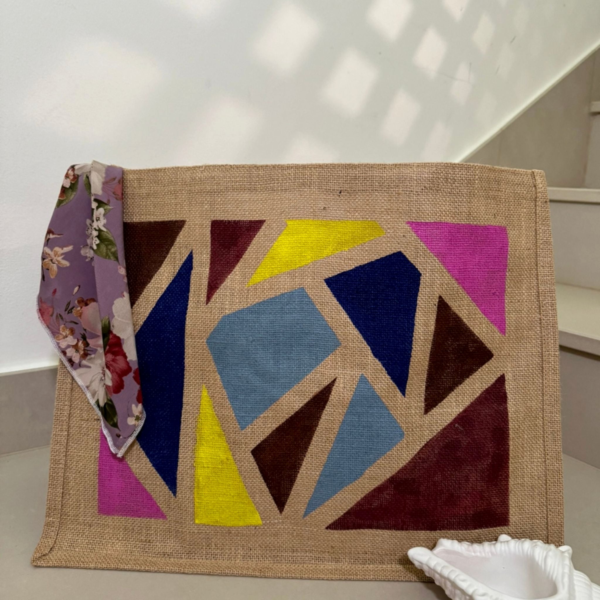 GeoMosaic Jute Panel