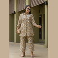 Sandstone Bloom Brown Cord Set