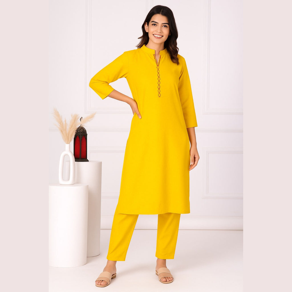 Muted Yellow Cord Set