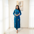 Best Seller - Blue Woven Kurti
