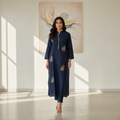 Navy Woven Kurti
