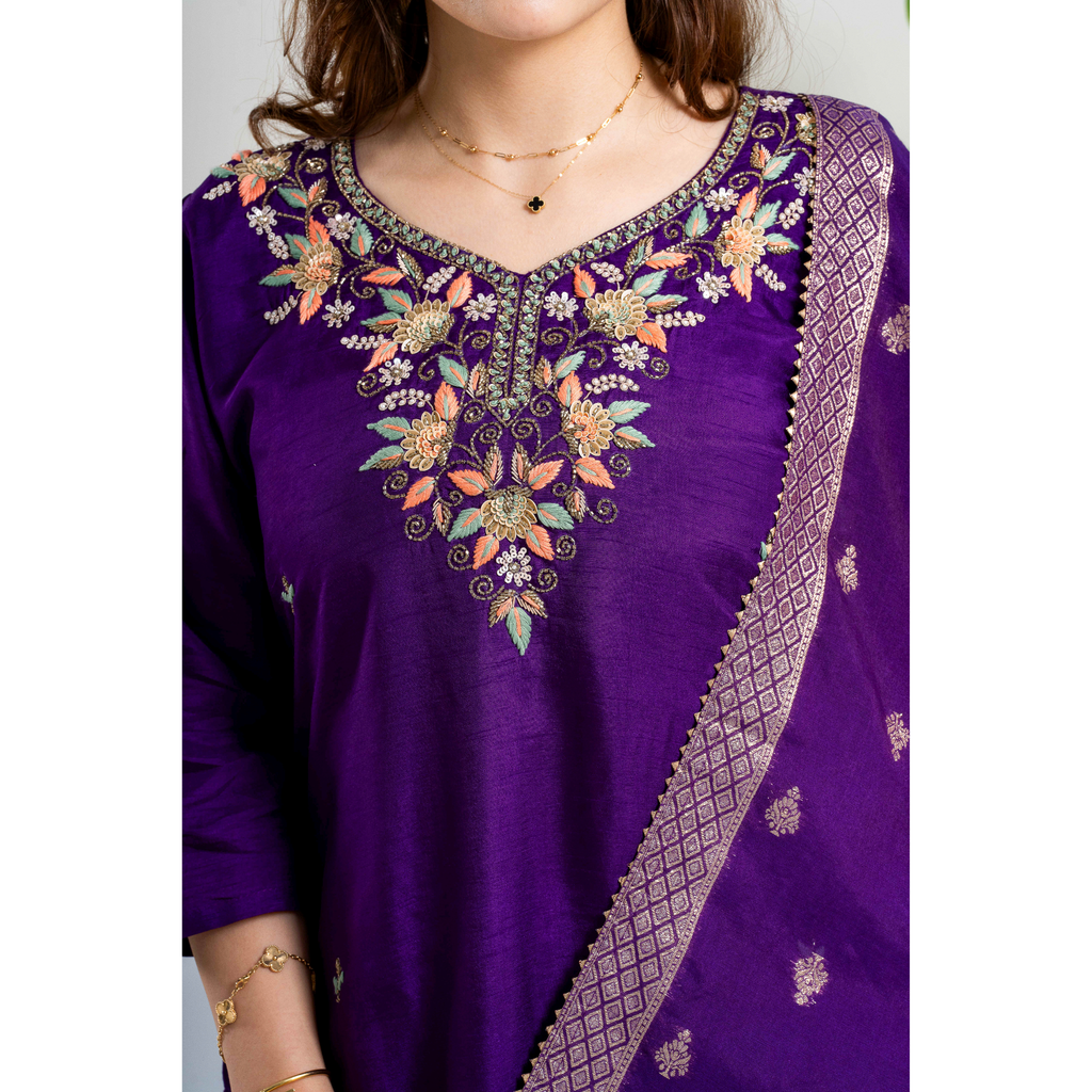 Purple Bloom 3pc Set