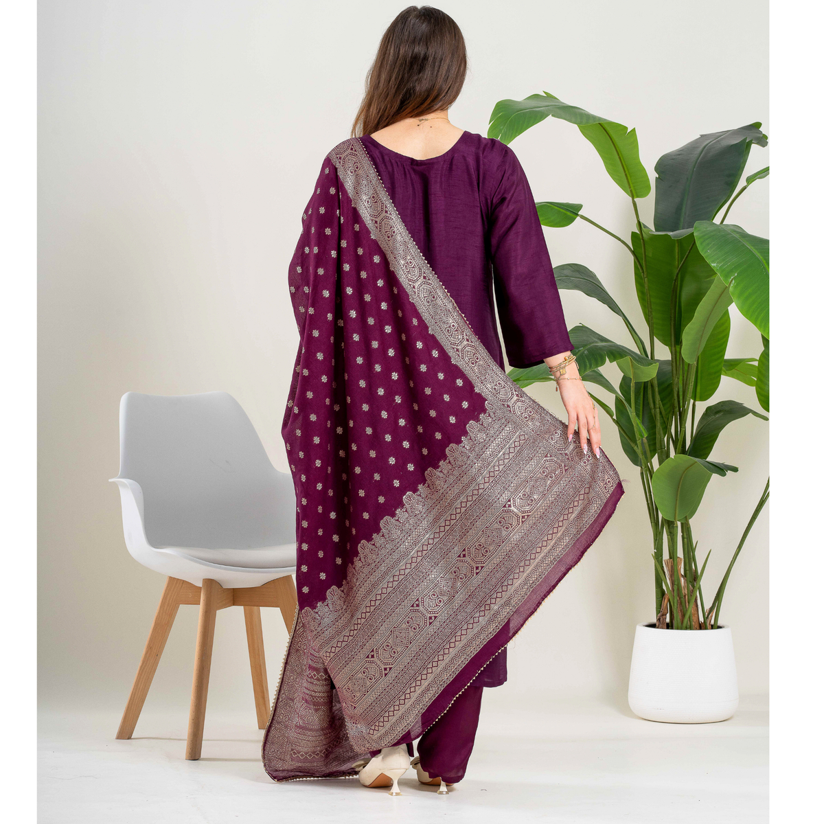 Aubergine Plum 3 pc set