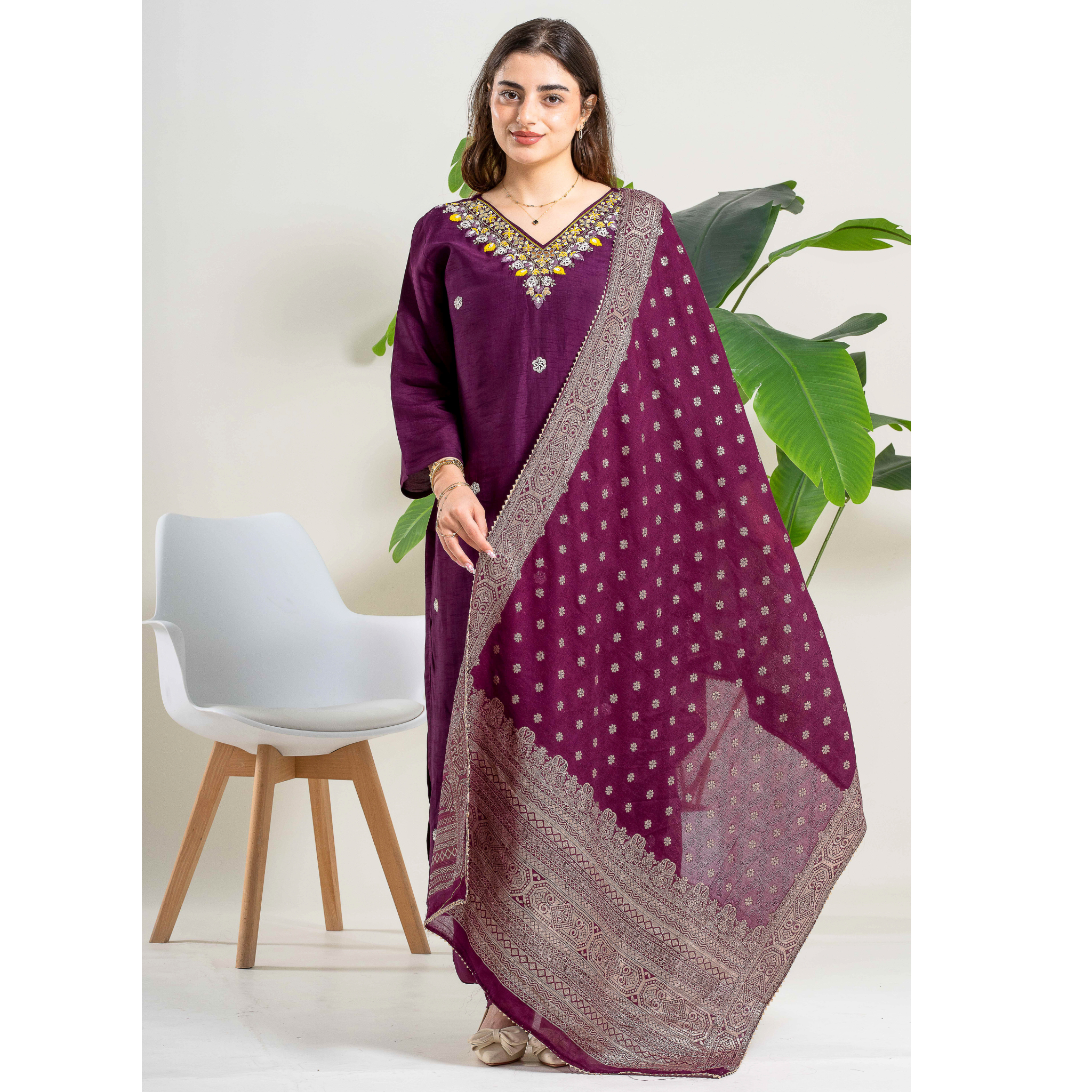 Aubergine Plum 3 pc set