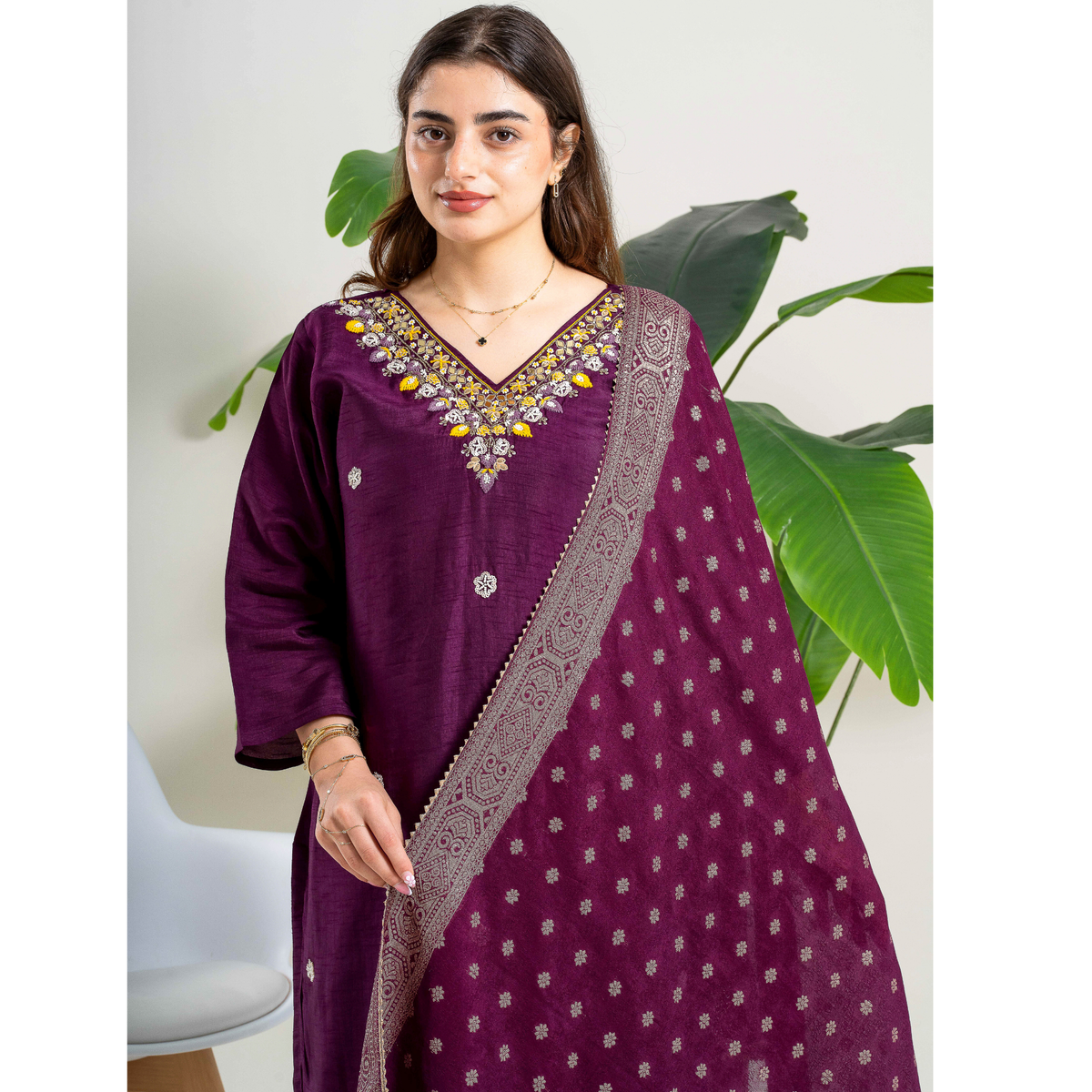 Aubergine Plum 3 pc set