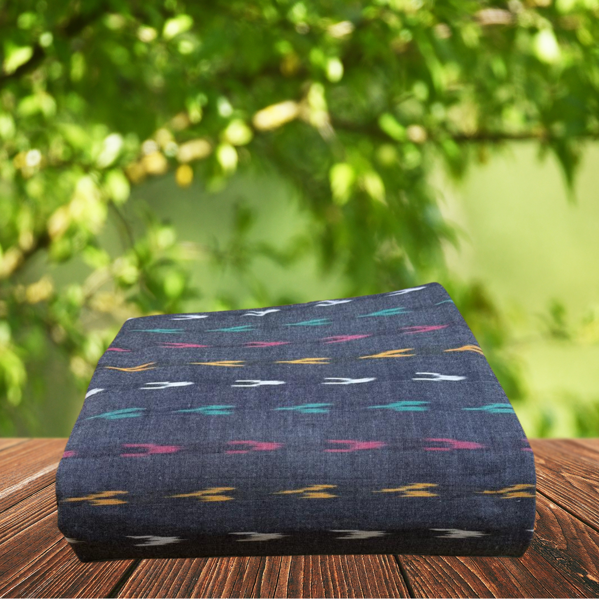 Festive Trail Ikat Fabric